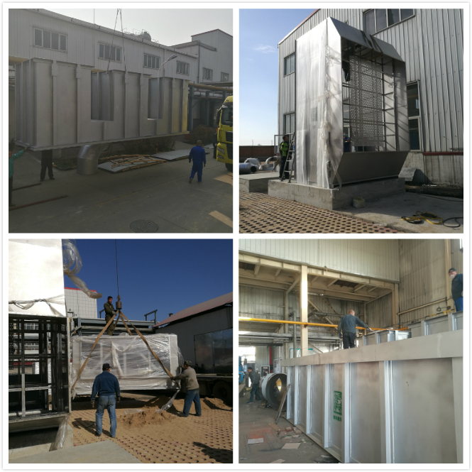 打響藍(lán)天保衛(wèi)戰(zhàn)，響應(yīng)環(huán)保號(hào)召——記維珂瑞油漆廠安裝現(xiàn)場(chǎng)